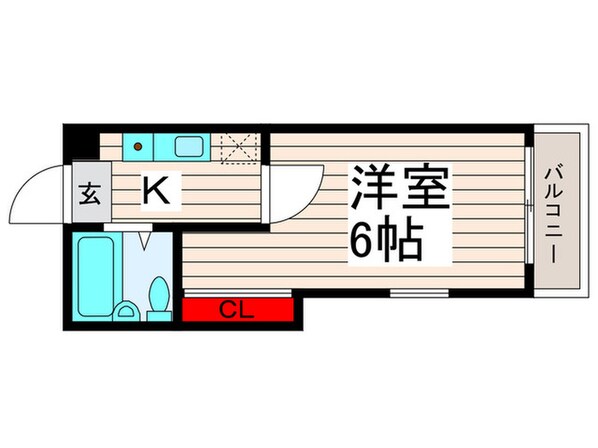 岡田ハイツの物件間取画像